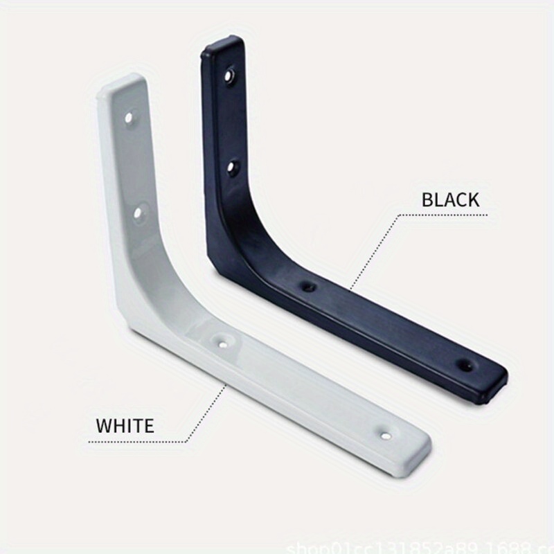 Shelf Bracket Pair - 2pcs Heavy-Duty Iron Shelf Brackets -