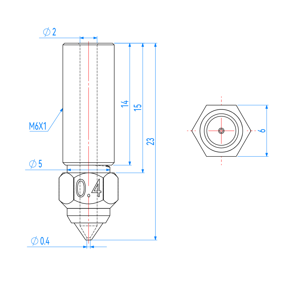 Nozzle For Creality K1 K1 Max  - Creality Printer K1 recension och pris