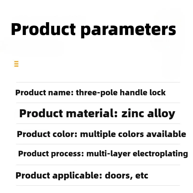 Door Handle Door Lock High-Gra - Door Handle Bar recension och pris