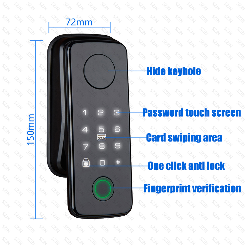 TTLock Auto Smart Fingerprint  - Door Handle Bar recension och pris