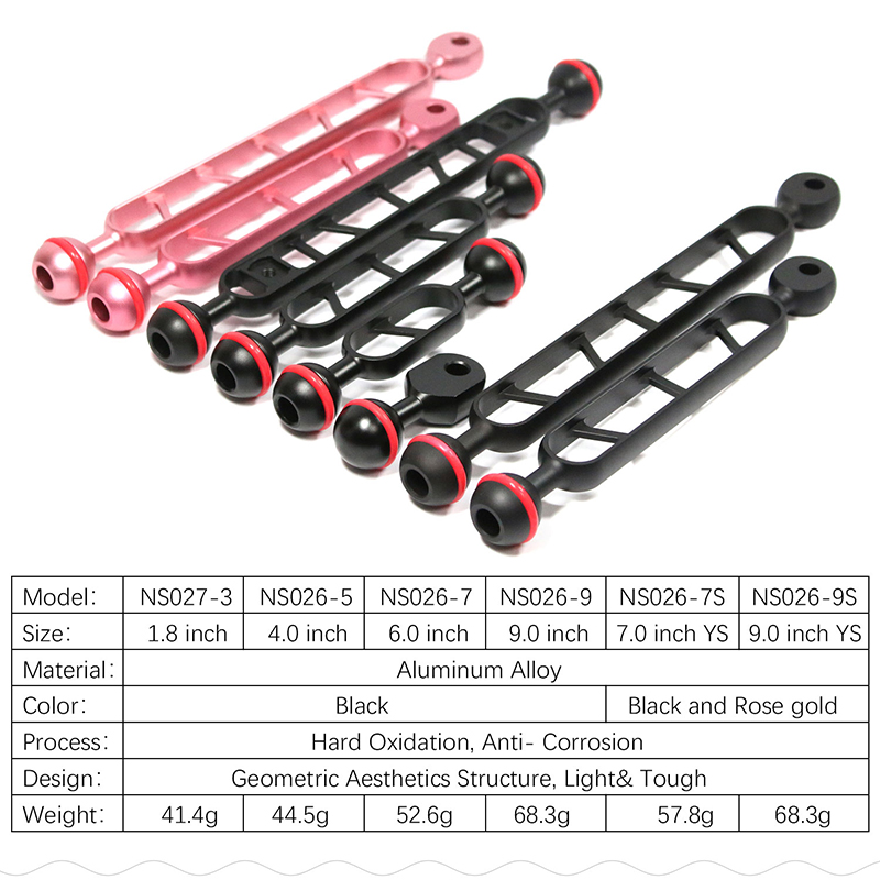 Nitescuba Diving Aluminum Ball - Joint Connector Bracket recension och pris