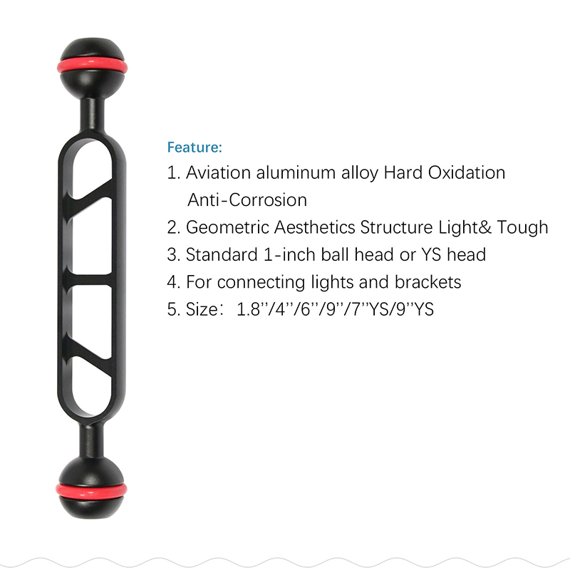 Nitescuba Diving Aluminum Ball - Joint Connector Bracket recension och pris