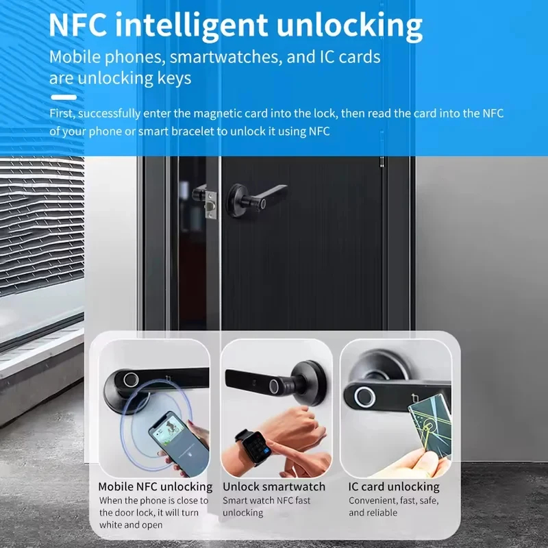Tuya App Bluetooth Smart Finge - Door Handle Bar recension och pris
