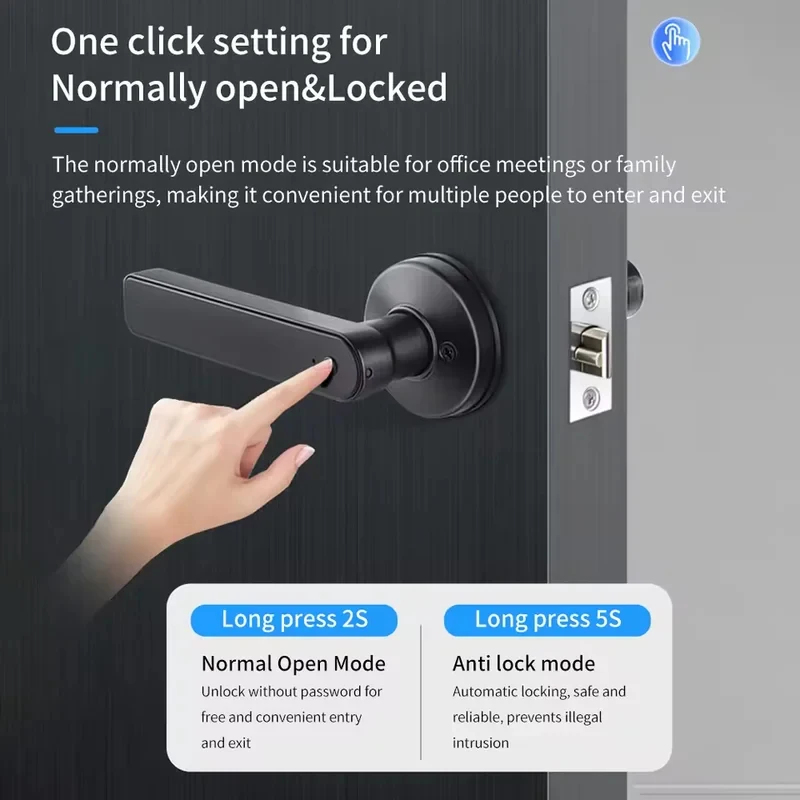 Tuya App Bluetooth Smart Finge - Door Handle Bar recension och pris