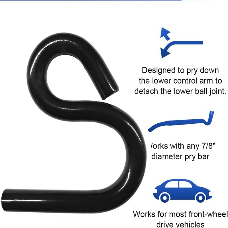 Heavy Duty Car Chassis Pry Bar - Joint Connector Bracket recension och pris