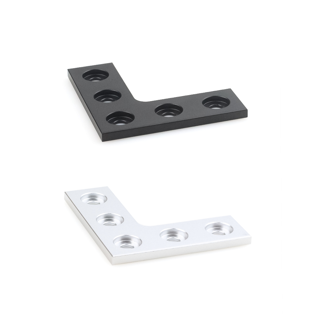 2Pcs/lot L Type 5 Holes 90Degr - Joint Connector Bracket recension och pris