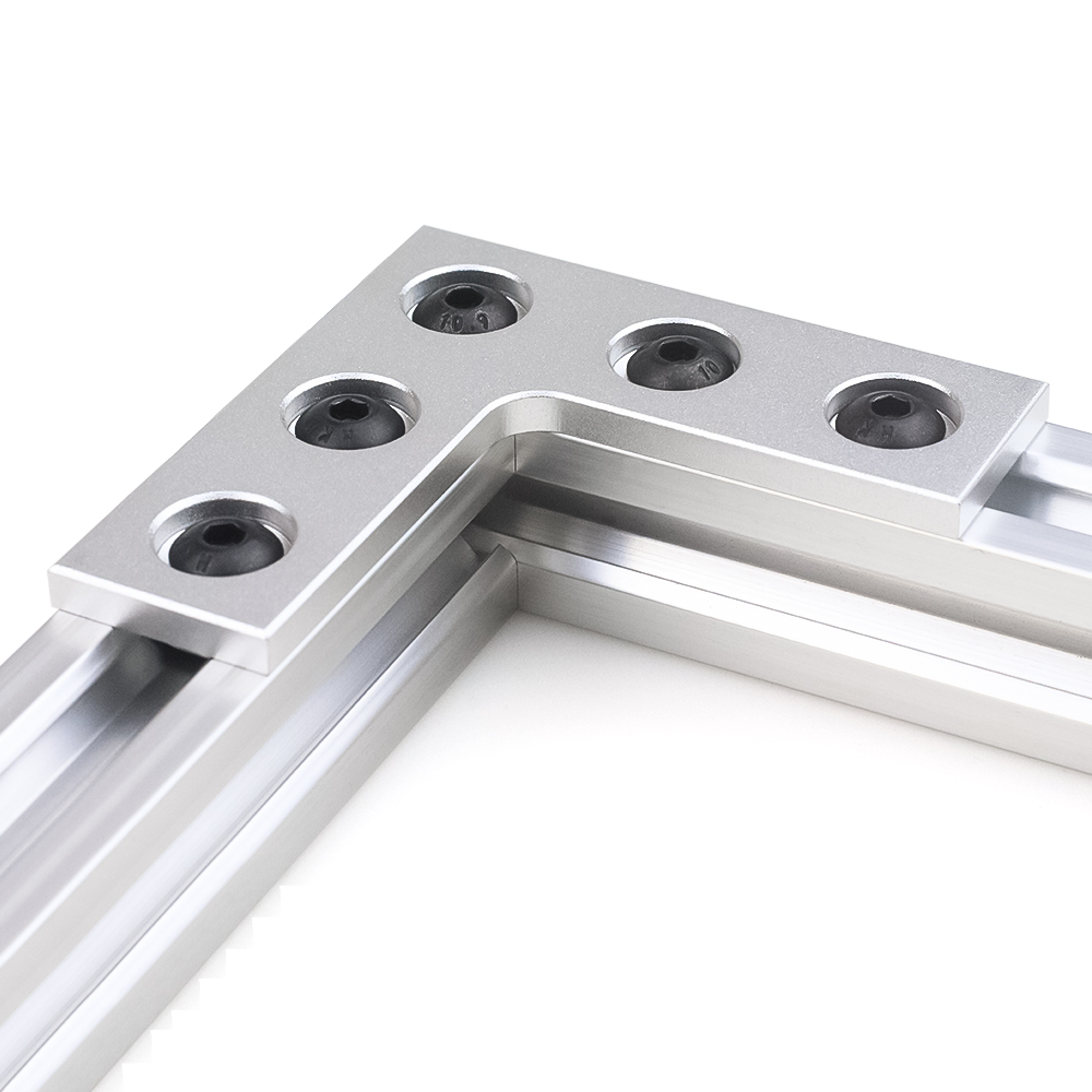 2Pcs/lot L Type 5 Holes 90Degr - Joint Connector Bracket recension och pris