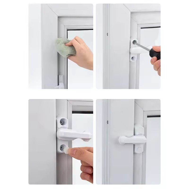 Window Door Sash Lock Plastic  - Door Handle Bar recension och pris