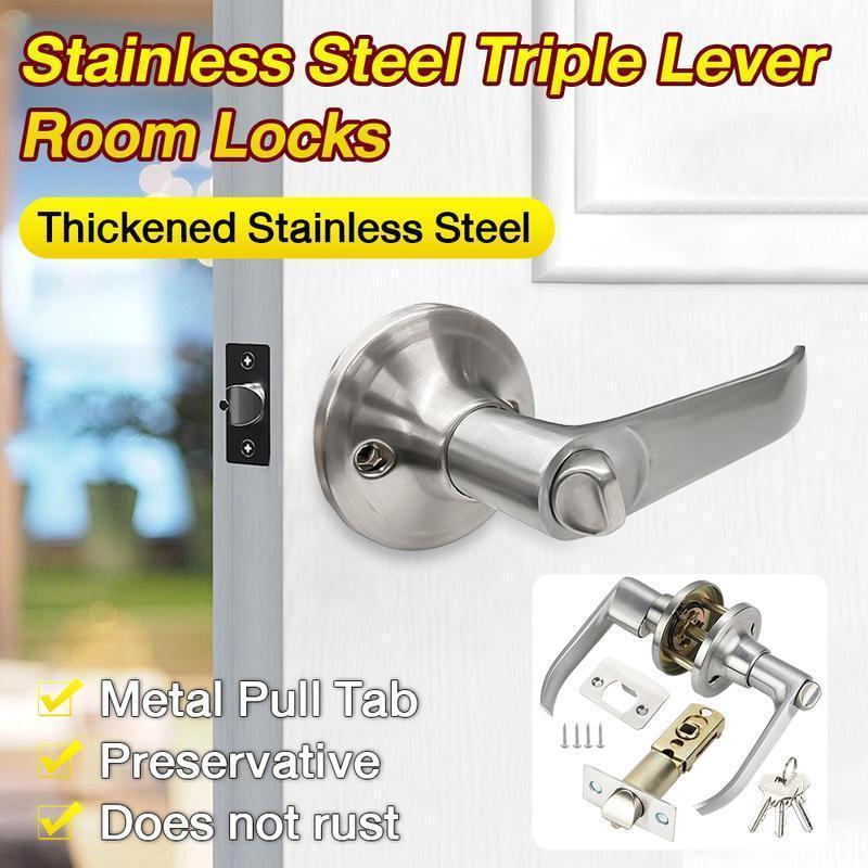 1Pc Indoor Room Door Lock Alum - Door Handle Bar recension och pris
