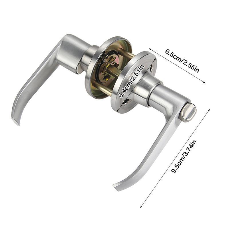 1Pc Indoor Room Door Lock Alum - Door Handle Bar recension och pris