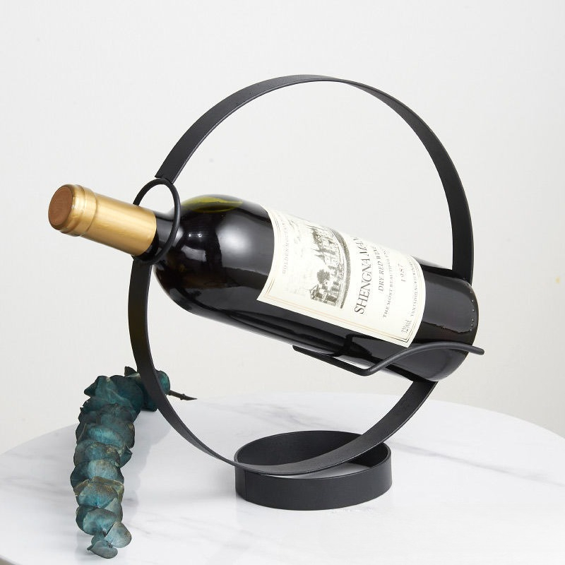 Creative Moon Shape Metal Wine - Shelf Bracket Pair recension och pris