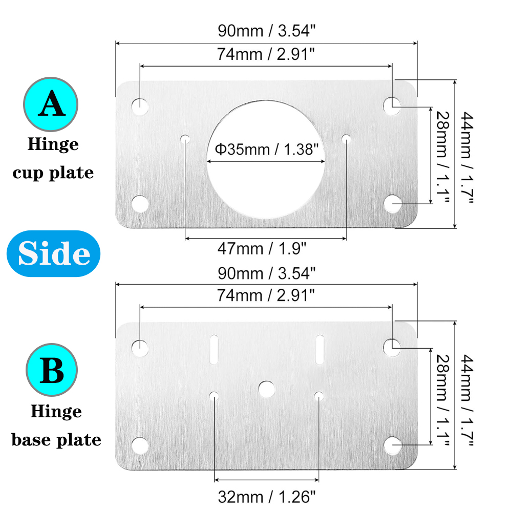 4/8/12 Kit Hinge Kit Cabinet D - Restoration Hardware Furniture Outdoor recension och pris
