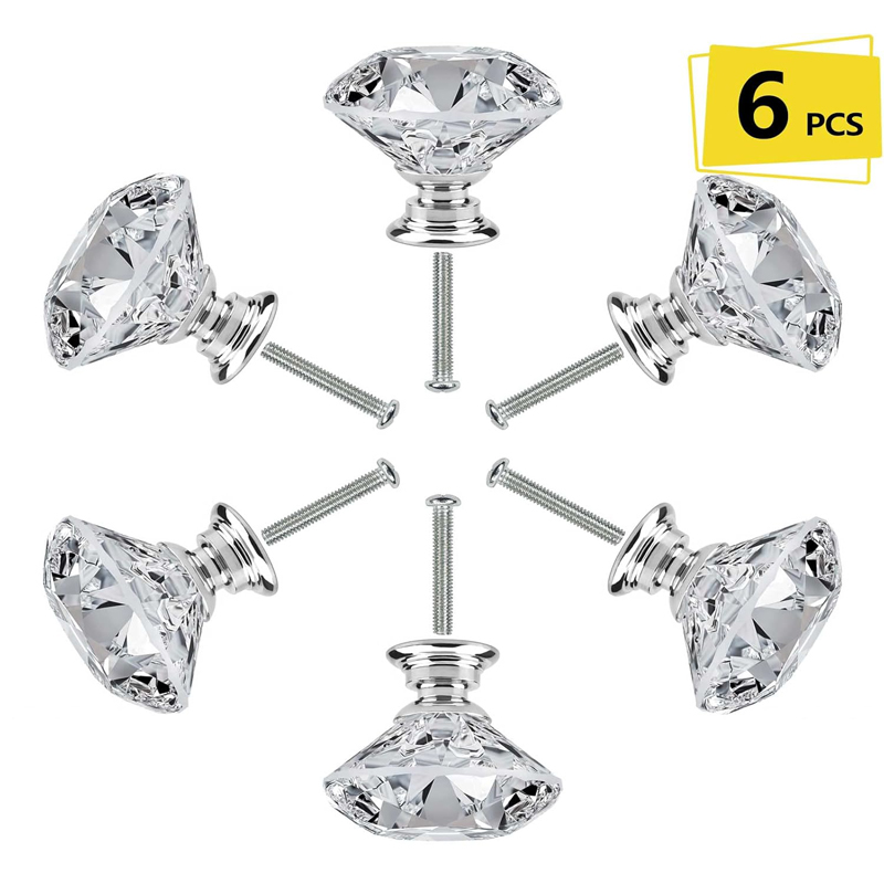 6Pcs Cabinet Knob with Screws  - Furniture Hardware Jig recension och pris