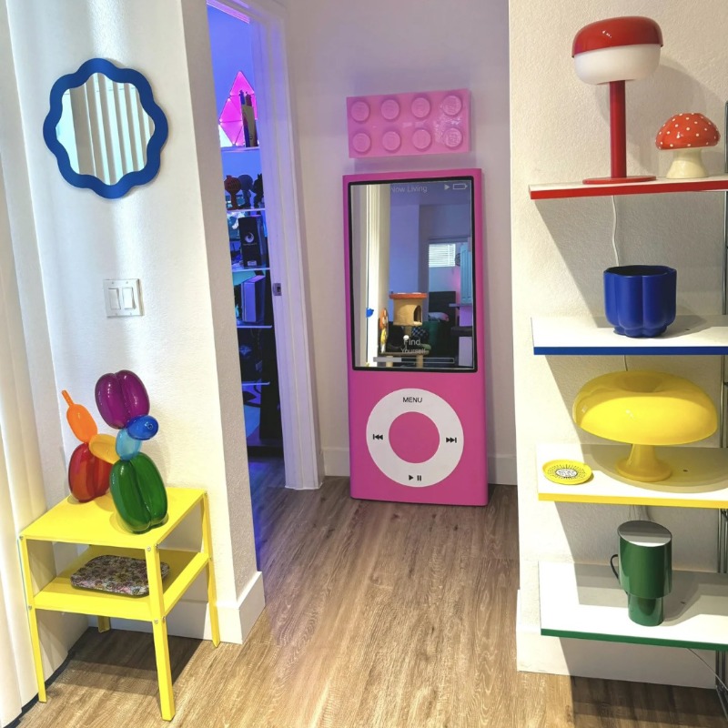 Retro Full-length Mirror Full- - Furniture For Hardware Shop recension och pris